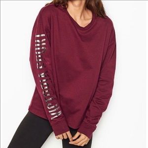 Maroon Victoria’s Secret Sport Sweatshirt/Pullover